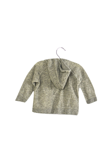 A Grey Zippered Sweatshirts from Bonpoint in size 6-12M for boy. (Back View)