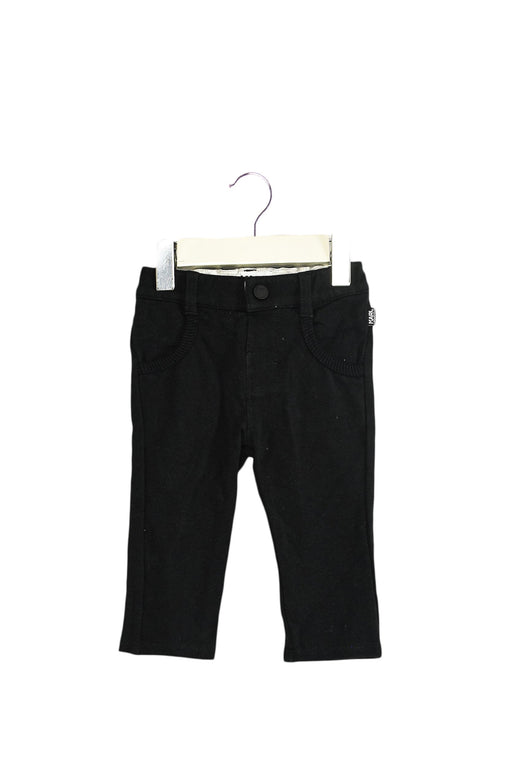 A Black Casual Pants from Karl Lagerfeld in size 3-6M for boy. (Front View)