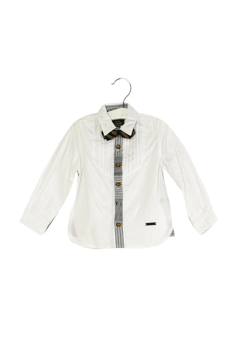 A White Shirts from As Little As in size 12-18M for boy. (Front View)