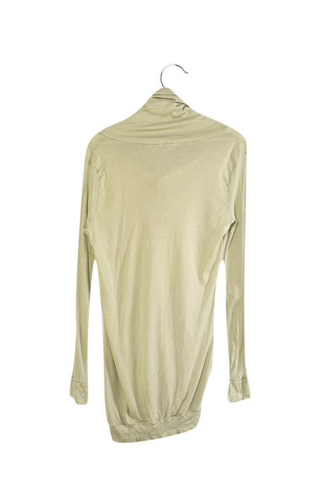 A Taupe Long Sleeve Tops from Maternal America in size M for maternity. (Back View)