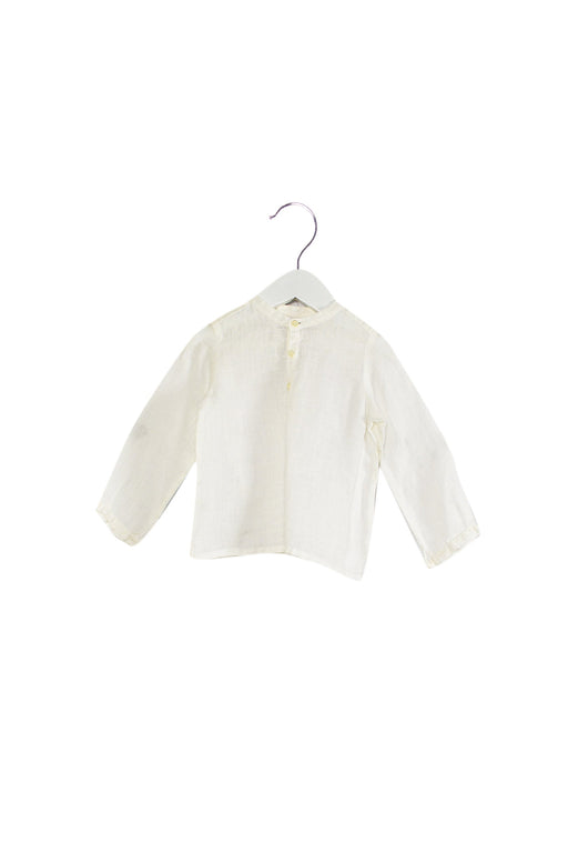 A White Long Sleeve Tops from Bonpoint in size 12-18M for girl. (Front View)