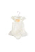A White Sleeveless Bodysuits from Nicholas & Bears in size 6-12M for girl. (Front View)