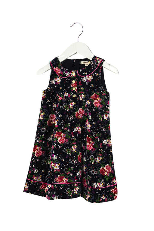 A Navy Sleeveless Dresses from Kenzo in size 3T for girl. (Front View)