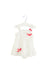 A White Sleeveless Bodysuits from Nicholas & Bears in size 6-12M for girl. (Front View)