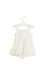 A White Sleeveless Bodysuits from Nicholas & Bears in size 6-12M for girl. (Back View)
