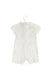 A White Short Sleeve Rompers from Nicholas & Bears in size 0-3M for boy. (Back View)