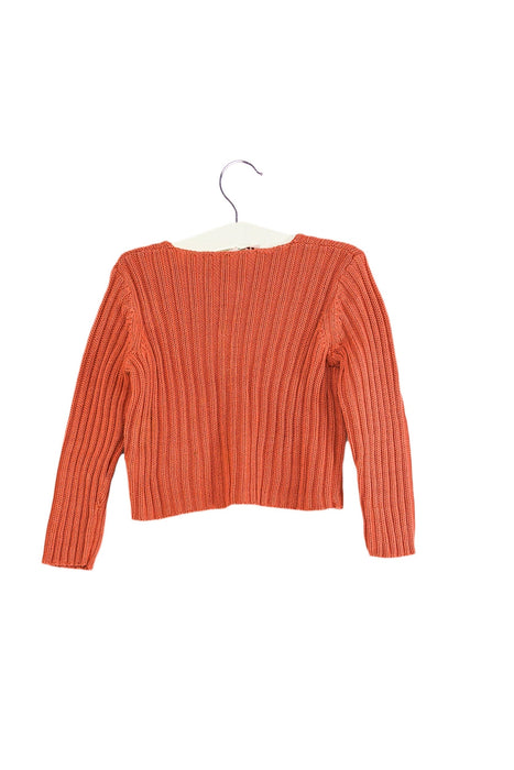 A Orange Cardigans from Bonpoint in size 12-18M for girl. (Back View)