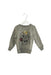 A Grey Crewneck Sweatshirts from Lovie by Mary J in size 12-18M for girl. (Front View)