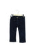 A Navy Jeans from Jacadi in size 12-18M for girl. (Front View)