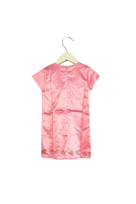 A Pink Short Sleeve Dresses from Lovie by Mary J in size 12-18M for girl. (Back View)