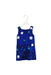 A Blue Sleeveless Dresses from Lovie by Mary J in size 12-18M for girl. (Front View)