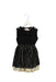 A Black Sleeveless Dresses from Lovie by Mary J in size 2T for girl. (Front View)