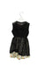 A Black Sleeveless Dresses from Lovie by Mary J in size 2T for girl. (Back View)