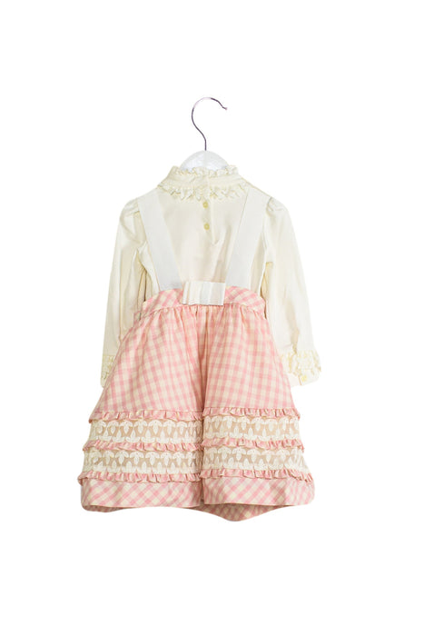 A Pink Long Sleeve Dresses from Nicholas & Bears in size 3T for girl. (Back View)