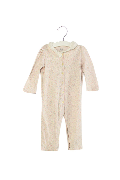 A Pink Long Sleeve Jumpsuits from Ralph Lauren in size 6-12M for girl. (Front View)