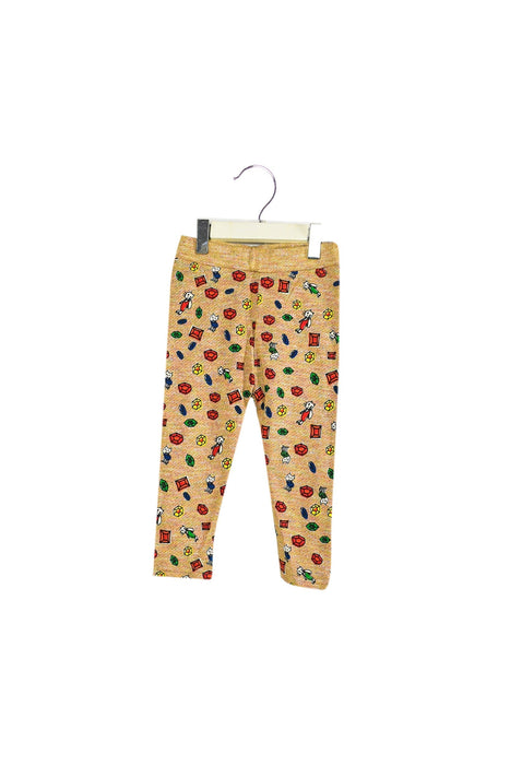 A Beige Sweatpants from Lovie by Mary J in size 12-18M for girl. (Front View)
