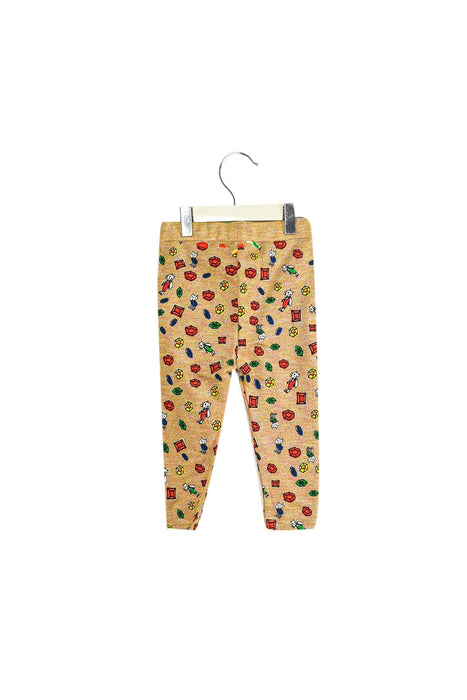 A Beige Sweatpants from Lovie by Mary J in size 12-18M for girl. (Back View)