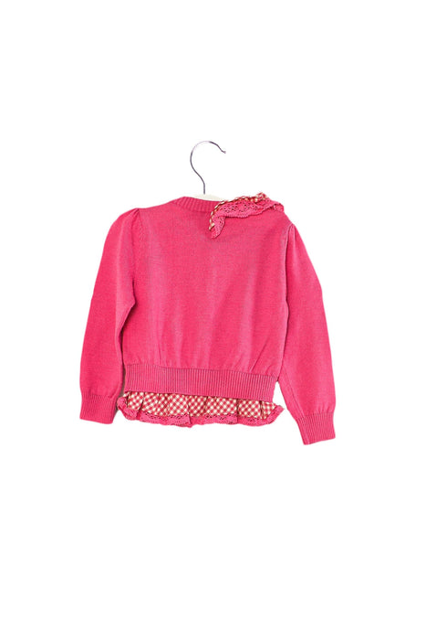 A Pink Cardigans from Nicholas & Bears in size 2T for girl. (Back View)