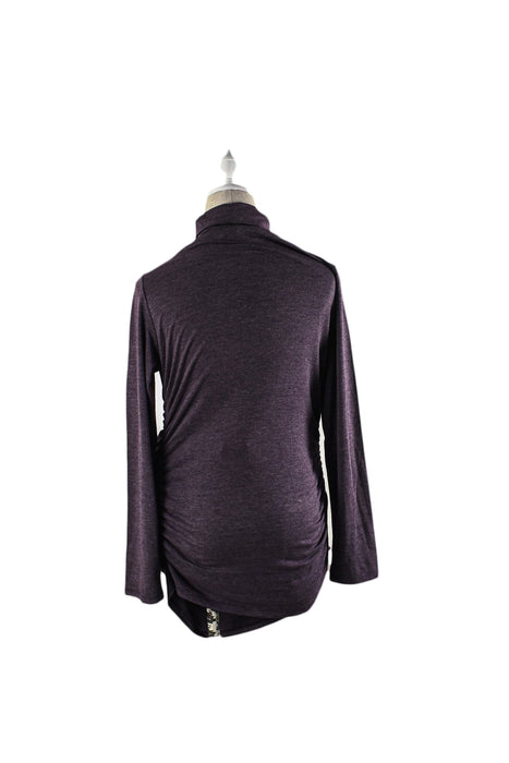 A Purple Long Sleeve Tops from Jules & Jim in size L for maternity. (Back View)