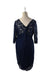 A Navy Long Sleeve Dresses from Seraphine in size S for maternity. (Back View)