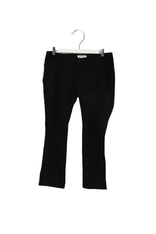 A Black Casual Pants from Seraphine in size S for maternity. (Front View)