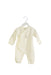 A White Long Sleeve Jumpsuits from Chicco in size 3-6M for boy. (Front View)