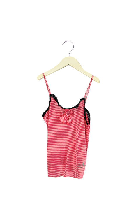 A Red Sleeveless Tops from Rykiel Enfant in size 8Y for girl. (Front View)