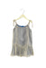 A Grey Sleeveless Dresses from Gingersnaps in size 6T for girl. (Front View)