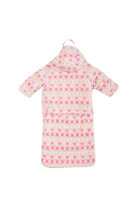 A Pink Sleepsacs from Chickeeduck in size O/S for girl. (Back View)