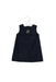 A Navy Sleeveless Dresses from Chipie in size 2T for girl. (Front View)