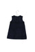 A Navy Sleeveless Dresses from Chipie in size 2T for girl. (Back View)