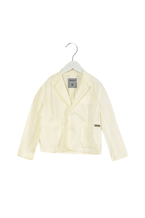 A White Blazers from Fun & Fun in size 4T for boy. (Front View)