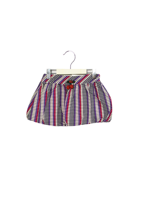 A Purple Short Skirts from Kladskap in size 2T for girl. (Front View)