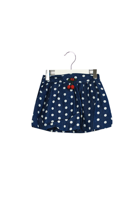 A Navy Short Skirts from Kladskap in size 2T for girl. (Front View)