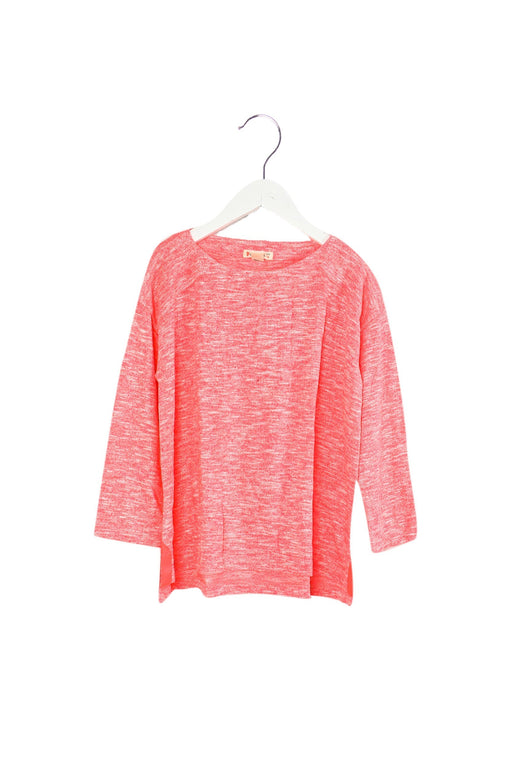 A Pink Long Sleeve Tops from Crewcuts in size 8Y for girl. (Front View)