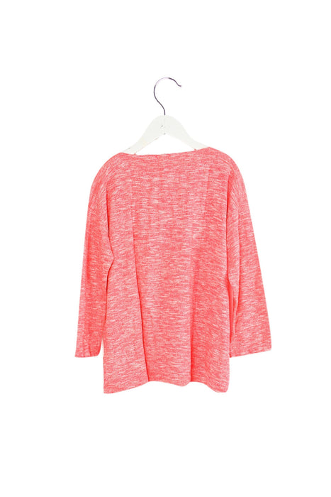 A Pink Long Sleeve Tops from Crewcuts in size 8Y for girl. (Back View)
