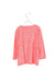 A Pink Long Sleeve Tops from Crewcuts in size 8Y for girl. (Back View)