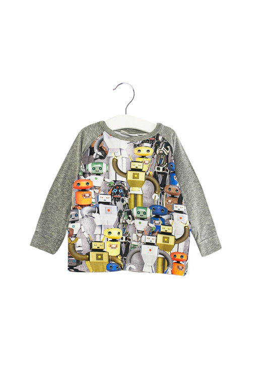A Grey Crewneck Sweatshirts from Molo in size 2T for boy. (Front View)
