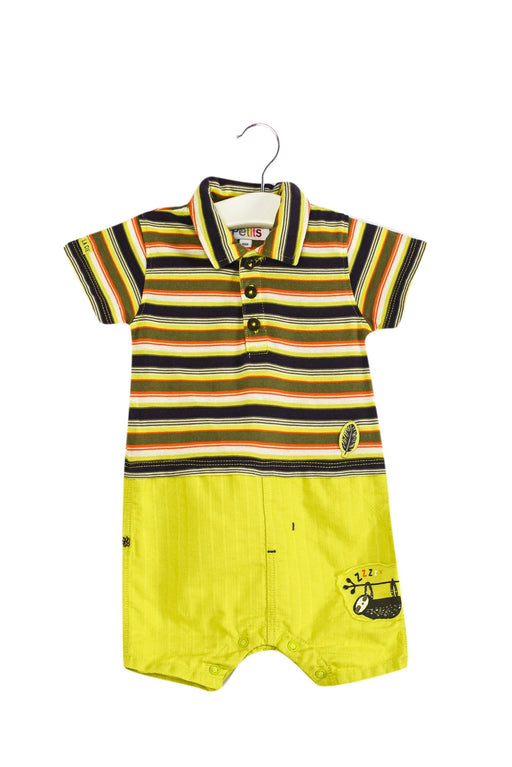 A Multicolour Short Sleeve Rompers from La Compagnie des Petits in size 3-6M for boy. (Front View)
