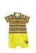 A Multicolour Short Sleeve Rompers from La Compagnie des Petits in size 3-6M for boy. (Front View)