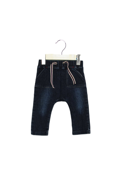 A Navy Casual Pants from Absorba in size 3-6M for boy. (Front View)