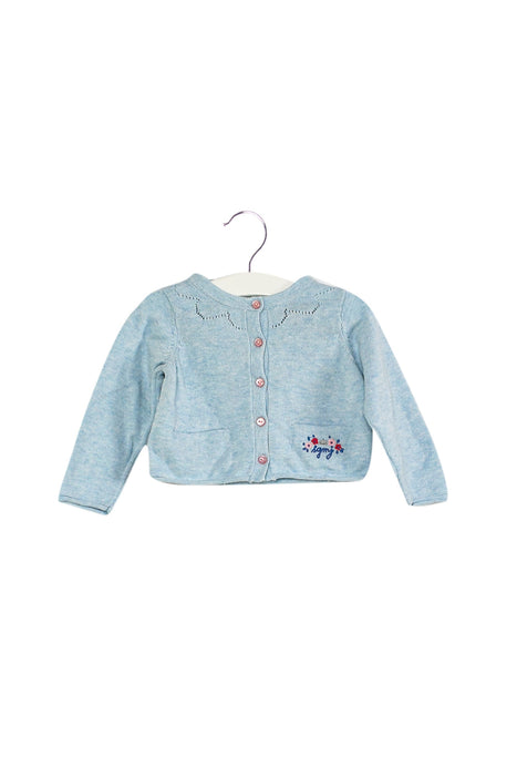 A Blue Cardigans from Sergent Major in size 6-12M for girl. (Front View)