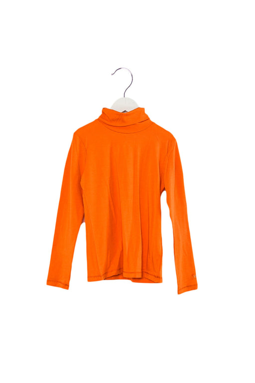 A Orange Long Sleeve Tops from Château de Sable in size 10Y for girl. (Front View)