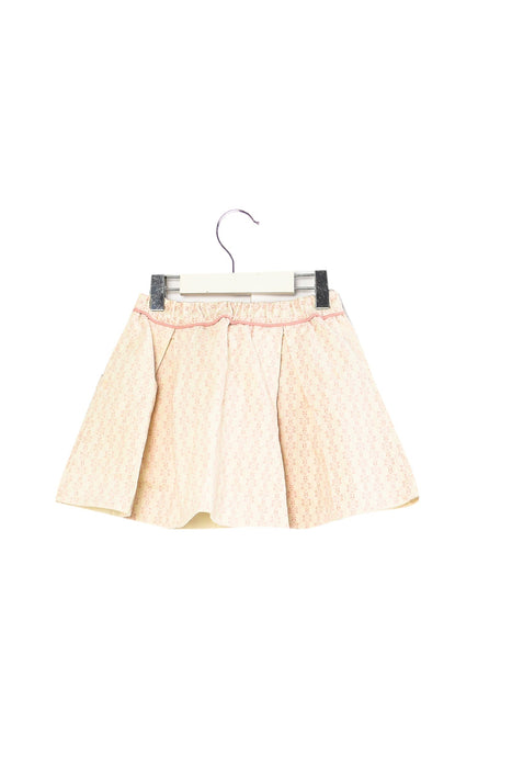 A Pink Short Skirts from Chickeeduck in size 2T for girl. (Back View)