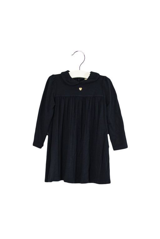 A Navy Long Sleeve Dresses from Armani in size 12-18M for girl. (Front View)