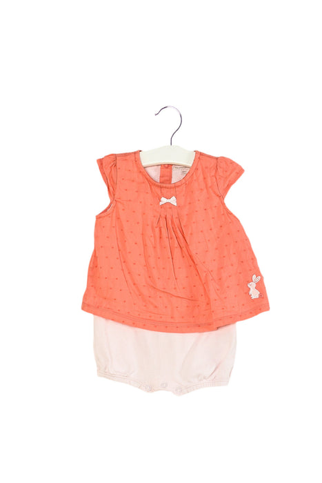 A Pink Rompers from Sergent Major in size 6-12M for girl. (Front View)