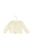 A Ivory Cardigans from Coudémail in size 3-6M for girl. (Front View)