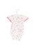 A White Short Sleeve Bodysuits from and the little dog laughed in size 3-6M for girl. (Back View)