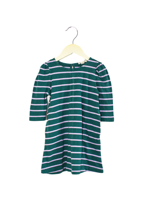 A Teal Long Sleeve Dresses from Crewcuts in size 3T for girl. (Front View)