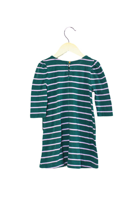 A Teal Long Sleeve Dresses from Crewcuts in size 3T for girl. (Back View)